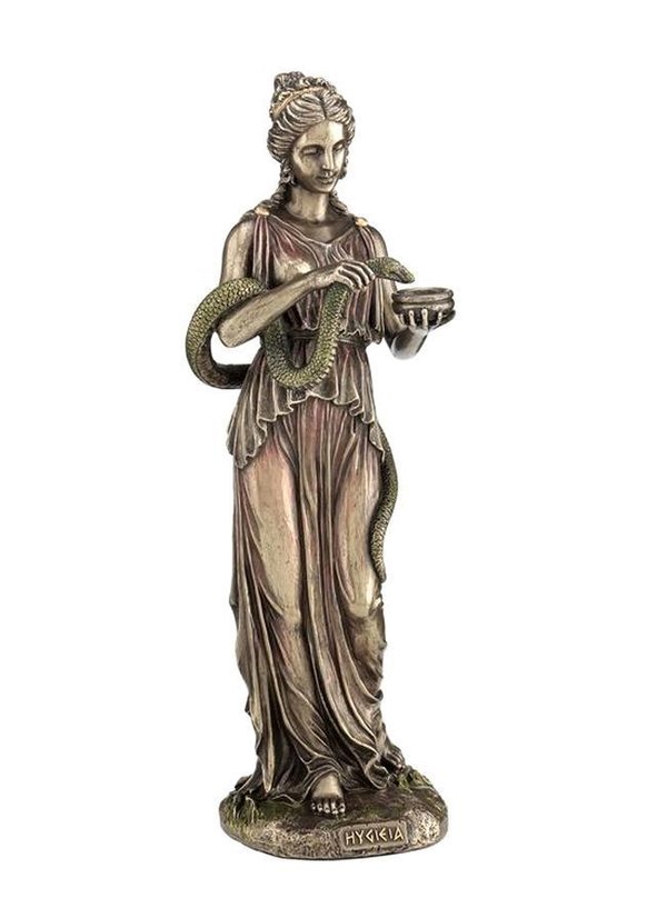 HYGIE HYGÉE statue déesse Grecque de la SANTÉ propreté hygiène MYTHOLOGIE